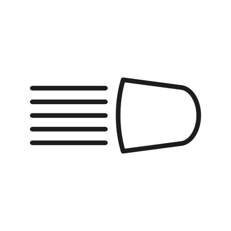 Car headlight icon. Vector illustration. EPS 10.のイラスト素材