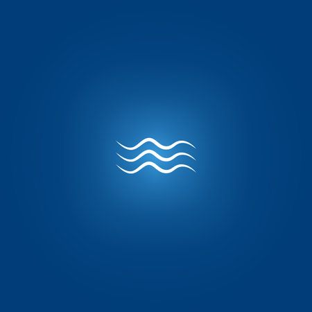 Wavy water. Vector illustration. EPS 10.のイラスト素材