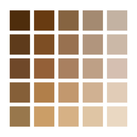 brown color palette. Vector illustration. EPS 10.のイラスト素材