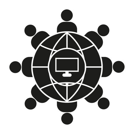 Conference icon. Vector illustration. EPS 10.のイラスト素材