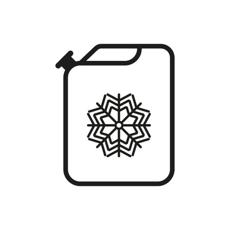 Antifreeze icon. Vector illustration. EPS 10.のイラスト素材