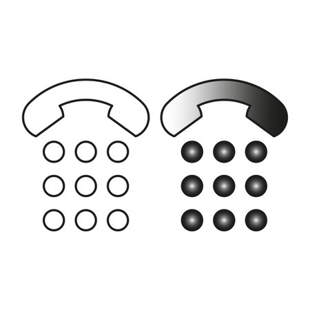Office Phone icon. Call sign. Telephone symbol. Vector illustration. EPS 10.のイラスト素材
