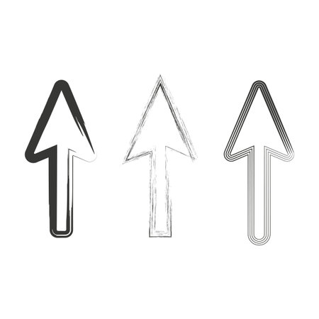 Direction arrow icon. Vector illustration. EPS 10.のイラスト素材