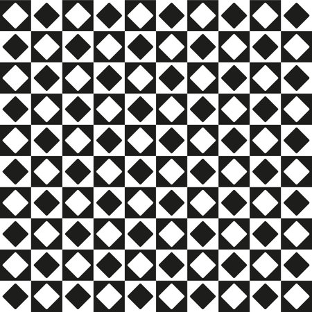 Abstract geometric black and white graphic design. Vector illustration. EPS 10.のイラスト素材