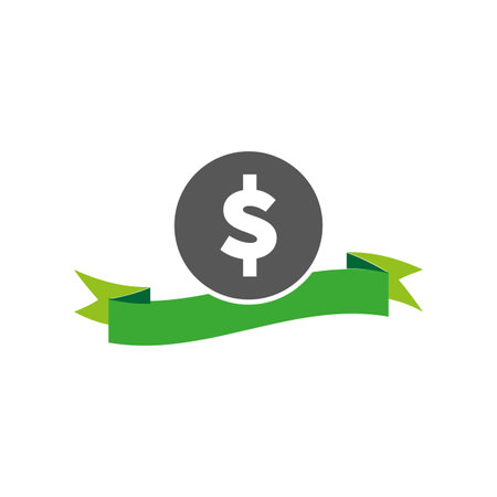 premium business ribbon icon. Vector illustration. EPS10.のイラスト素材