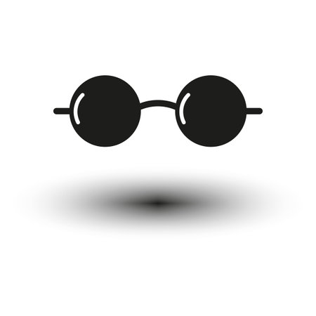 Eye glasses icon. Vector illustration. EPS 10.のイラスト素材