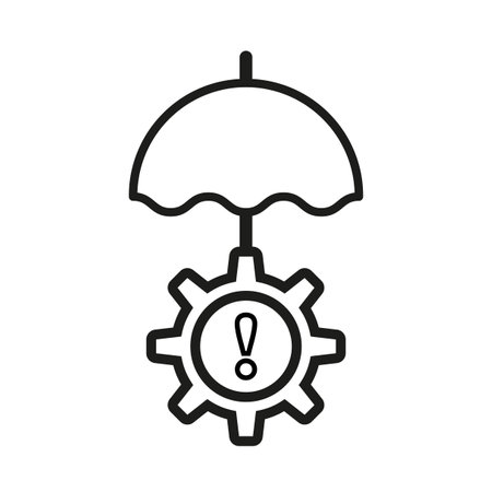 Mitigation icon. Vector illustration. EPS 10.のイラスト素材