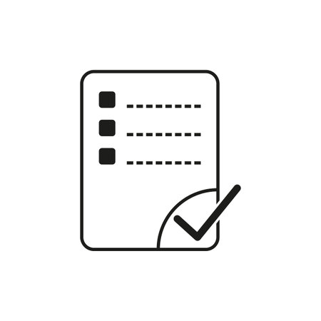 Checklist Icon. Vector illustration. EPS 10.のイラスト素材