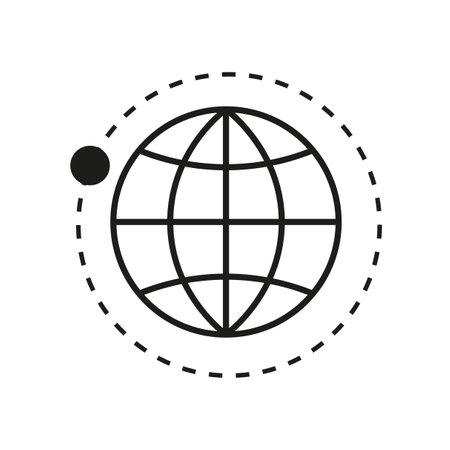 Orbit icon sign. Vector illustration. EPS 10.のイラスト素材