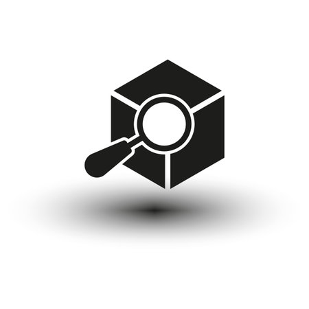 Box packaging delivery icon vector. Courier cargo sign. Vector illustration. EPS 10.のイラスト素材