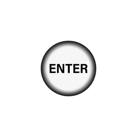 ENTER icon. Enter button. Vector illustration. EPS 10.のイラスト素材