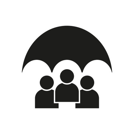 Employees Security icon. Vector illustration. EPS 10.のイラスト素材