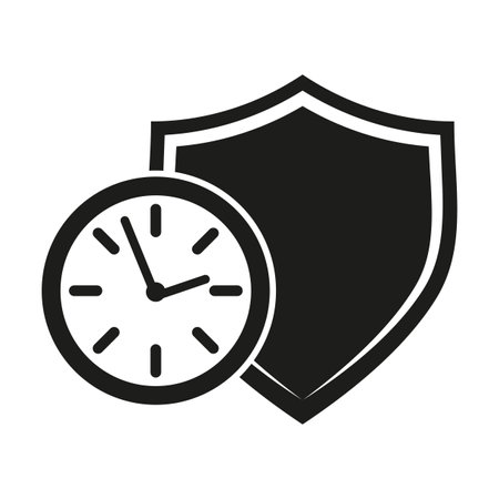 Long term protection icon. Vector illustration. EPS 10.のイラスト素材