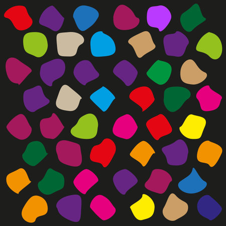 Colorful squares pattern. Bright geometric mosaic. Vector tile design. Rainbow color blocks.のイラスト素材