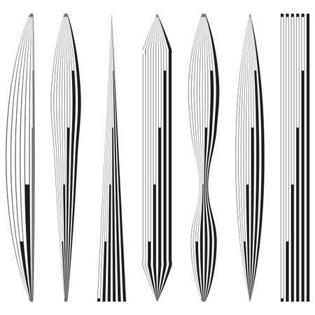 Vertical striped elements. Abstract line pattern. Parallel linear Vector. Graphic art illustration.のイラスト素材