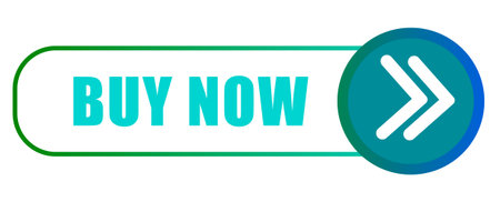 Buy now button. Green arrow element. Call action Vector. Online shopping graphic. EPS 10.