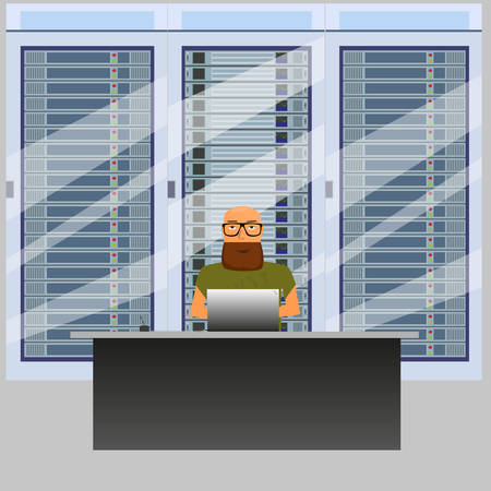 System administrator for workのイラスト素材