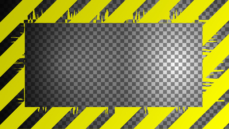 Warning Sign On A Transparent Background Can Be Used As A Frameのイラスト素材 ストックフォト 写真素材のstock Foto ストックドットフォト