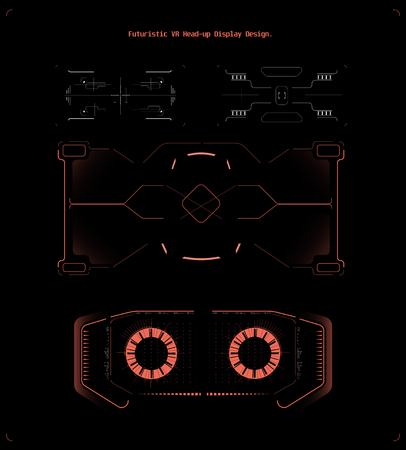 Modern game, great design for any purposes. Web banner template. Technology background. Mock up template. Vector mockup. Internet technology. Video games. illustration.のイラスト素材