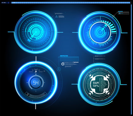 Fingerprint scan provides security access with biometrics identification. Abstract technology background. Cyber security concept.のイラスト素材