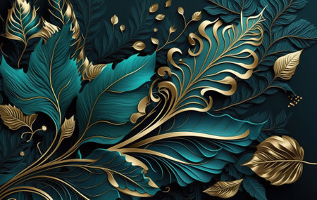 Beautiful, minimalistic print for postcards, congratulationsの素材