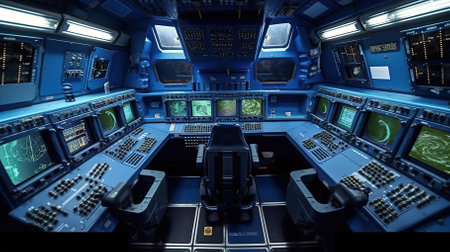 Bright spaceship interiorの素材