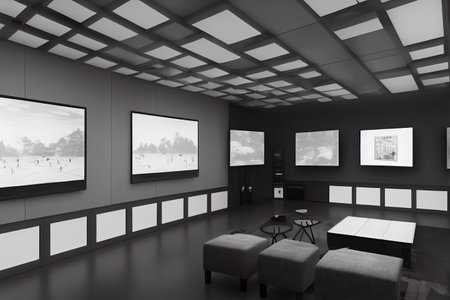 Modern place for gamers, board games, computer games, fun conceptの素材