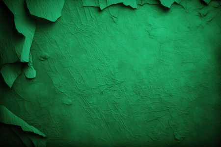 Abstract green background, template vector, green background with beautiful designの素材