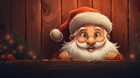 Happy New Year. Santa Claus, character for the holidays.の素材