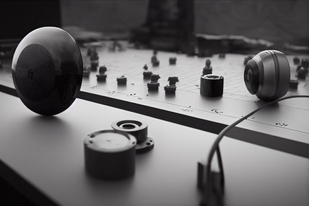 server security system digital device, cloud storage connection with online device network in database
  services, technology vector isometric conceptの素材