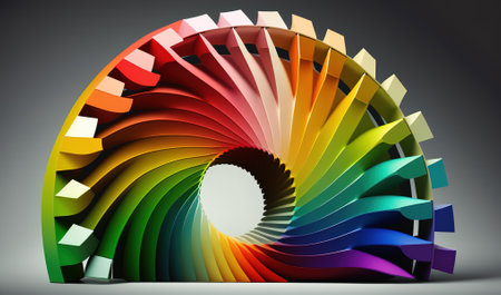 color design elements. Set of colorful dots, abstract backgroundの素材