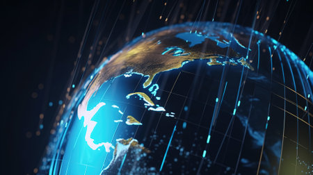 Communication technology abstraction on planet Earthの素材