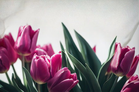 bouquet of tulips, holiday card, desktop wallpapers, beautiful flowersの素材