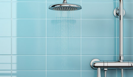 Capturing the essence of fluidity: a close-up of faucet water drops frozen in timeの素材