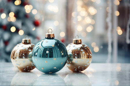 New Year's decorations, toys, Christmas balls, Christmas and New Yearの素材