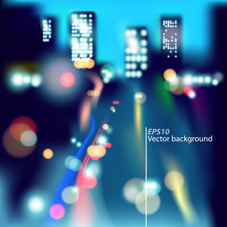 Night City Backgroundのイラスト素材