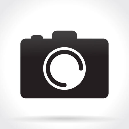 Photo Camera Sign, Iconのイラスト素材