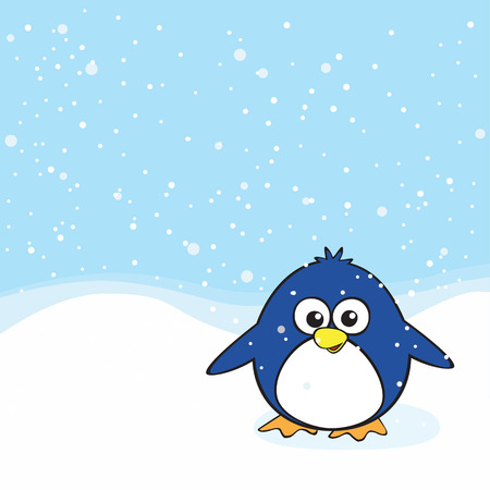 Vector Illustration Of A Penguinのイラスト素材