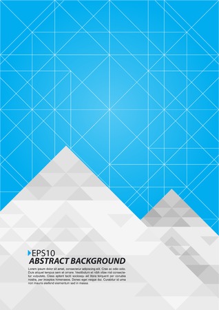 Abstract Snow Mountain Backgroundのイラスト素材