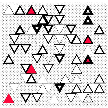 Abstract, geometric background with triangles. Vector Illustrationのイラスト素材