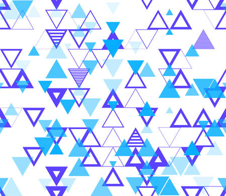 Seamless geometric pattern with triangles. Abstract background.のイラスト素材