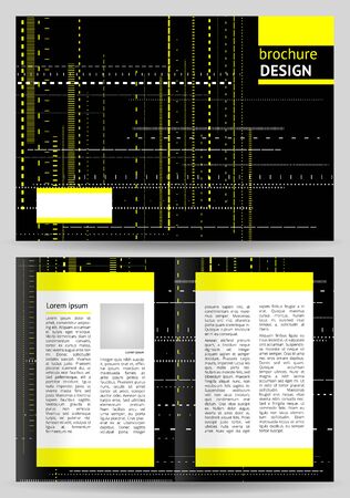 Abstract brochure, booklet vector template for designのイラスト素材