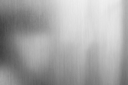 Aluminium brushed silver metallic background or textureの写真素材