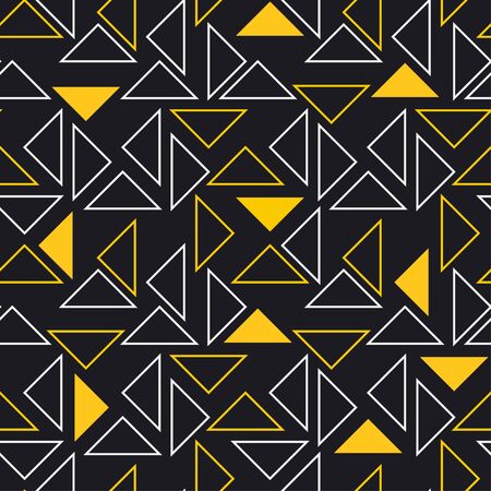 Abstraction, composed of different trianglesのイラスト素材