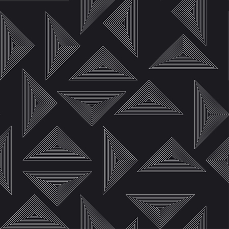 Abstraction composed of different triangles. Modern sealmless abstract texture, patternのイラスト素材