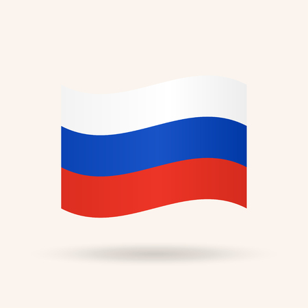 Flag of Russiaのイラスト素材