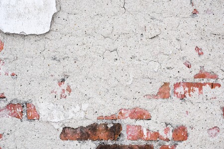 Cracked vintage old wall backgroundの写真素材
