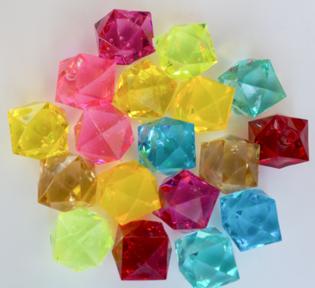 Multicolor stones on a white background.Stones of different colors.の写真素材