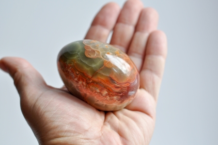 Easter egg made of Jasper  Jewelry of semi-precious stones の写真素材