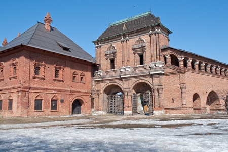 Kruticky Patriarchal farmstead. The front gate (Teremok).の写真素材